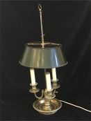 A French antique Bouillotte lamp (In need of rewiring)