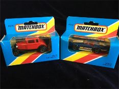 Matchbox Toys MB73 Ford Model A and MB62 Corvette