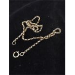 A 9ct gold necklace (10g)