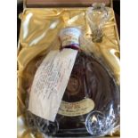 A Remy Martin Louis XIII Very Old Cognac in original presentation case with stopper and label (