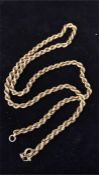 A 9ct gold necklace