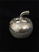A Chinese silver apple (135g)