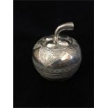 A Chinese silver apple (135g)