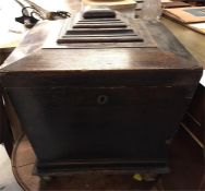 A mahogany cooler (added castors)