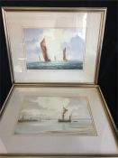 Three watercolours by Allan Whitehead