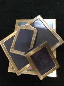 Four Silver picture frames