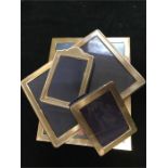 Four Silver picture frames