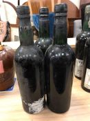 Three bottles1963 Vintage Taylors Port