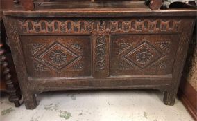 An 19th Century Oak Coffer