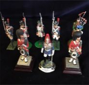 A selection of lead hand painted soldiers
