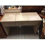 A Leather dressing table