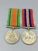 WWII Defence Medal and War Medal