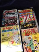 A Selection of Vintage Comics, to include Fantastic 4, The Avengers, The Incredible Hulk