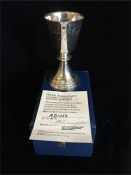 A Solid Silver Goblet (223g) Commemorating the 800th Anniversary of St Mary's Church Melton Mobray