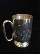 A silver Christening mug (145)