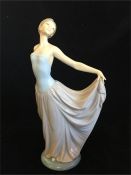 A Lladro figure of a dancing lady