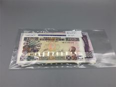 Fifty assorted World Bank Notes