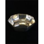 A solid silver, hallmarked bowl 146g