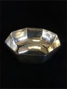 A solid silver, hallmarked bowl 146g