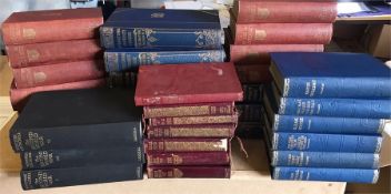 A Collection of old books, some leather bound and classic titles