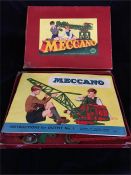 A box of vintage Meccano (Being sold in aid of Oxfam)