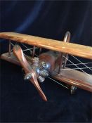 A Wooden Biplane