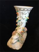 A handpainted Coalbrookdale by Coalport A Coalbrookdale Horn-a-plenty