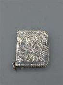 A Silver Novelty Stamp case