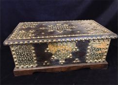 'Zanzibar Chest' brass bound box