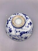 A small Chinese blue and white bowl