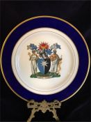 Plate Number 90 The Armorial Bearings of the Royal College pf Obstetricians and Gynaecologists.