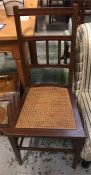 Bedroom chair with lattice seat
