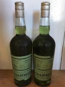 Two Bottles of L Gernier Chartreuse