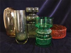 A selection of Vintage glass,