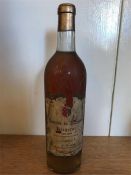 A bottle of Domaine du Marsalet Bergerac Moelleux