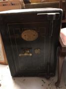 A Cross Brothers Limited of Cardff safe with drawer and keys