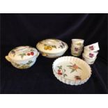 A Selection of Royal Worcester, ovenware.