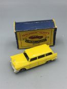 Moko Lesney Matchbox No 31 Ford Station Wagon in original but damaged box