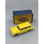 Moko Lesney Matchbox No 31 Ford Station Wagon in original but damaged box