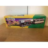 Corgi model number 24801, Leyland Dodgem Truck & Caravan set, Silcocks of Warrington.