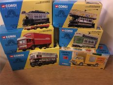 Set of six Corgi Classic die cast vehicles