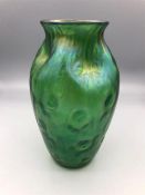 Loetz Crete Rusticana iridescent glass case c.1900 18cms