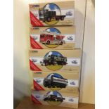 Five Die cast Vehicles by Corgi