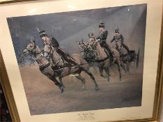 The King's Troop, a print by Susan Crawford