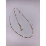 A 9ct gold necklace (3.2g)