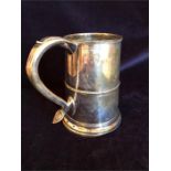 A silver plated Quart jug by TS Towndrow, 137 Sheffield Moor.