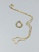 9ct gold jewellery (3.6g)