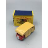 Moko Lesney Matchbox No 35 Marshall Horsebox in original but damaged box.