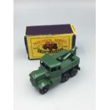 Moto Lesney Matchbox 64a Scammell Breakdown Truck in original but damaged box