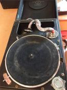A Boxed gramophone